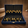 Premium Brass Cutlery Set