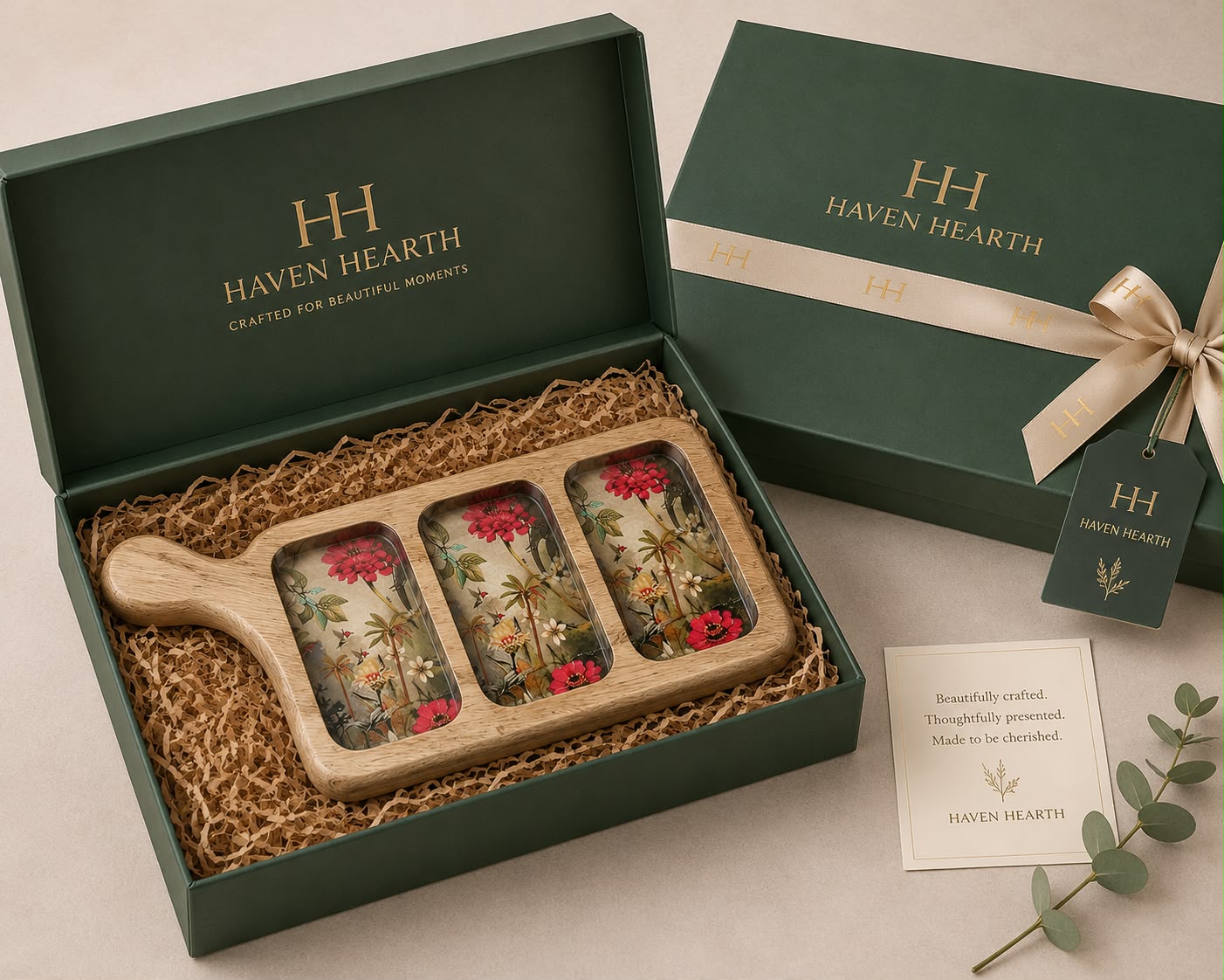 Botanical Mosaic 3 platter