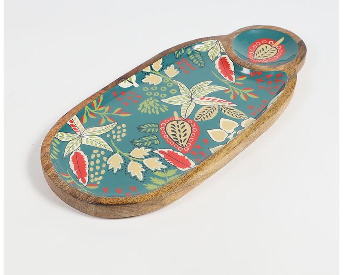 Botanical Mosaic single platter