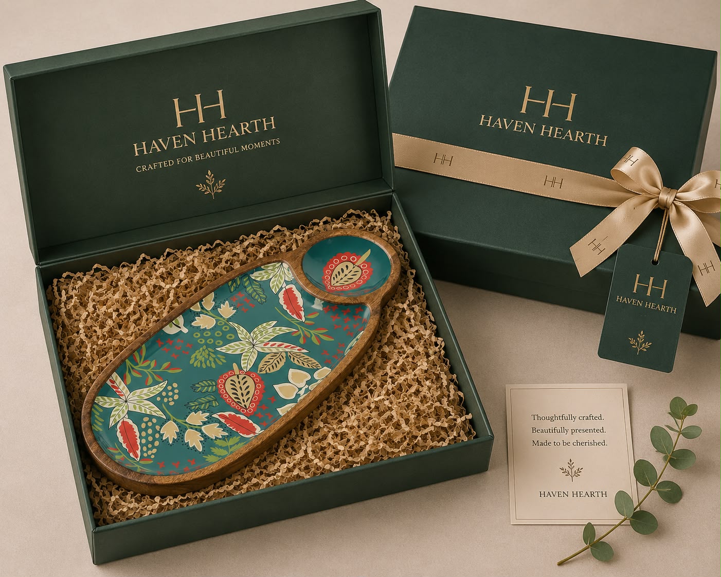 Botanical Mosaic single platter