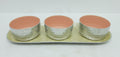Brass Beige Serveware Set