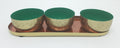 Brass Green Serving Set