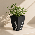White Leaf Planter