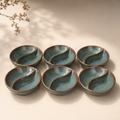 Divided Ceramic Oval Condiment