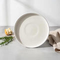 Edged White Thali Quarter Plate