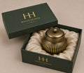 Gold Candle jar