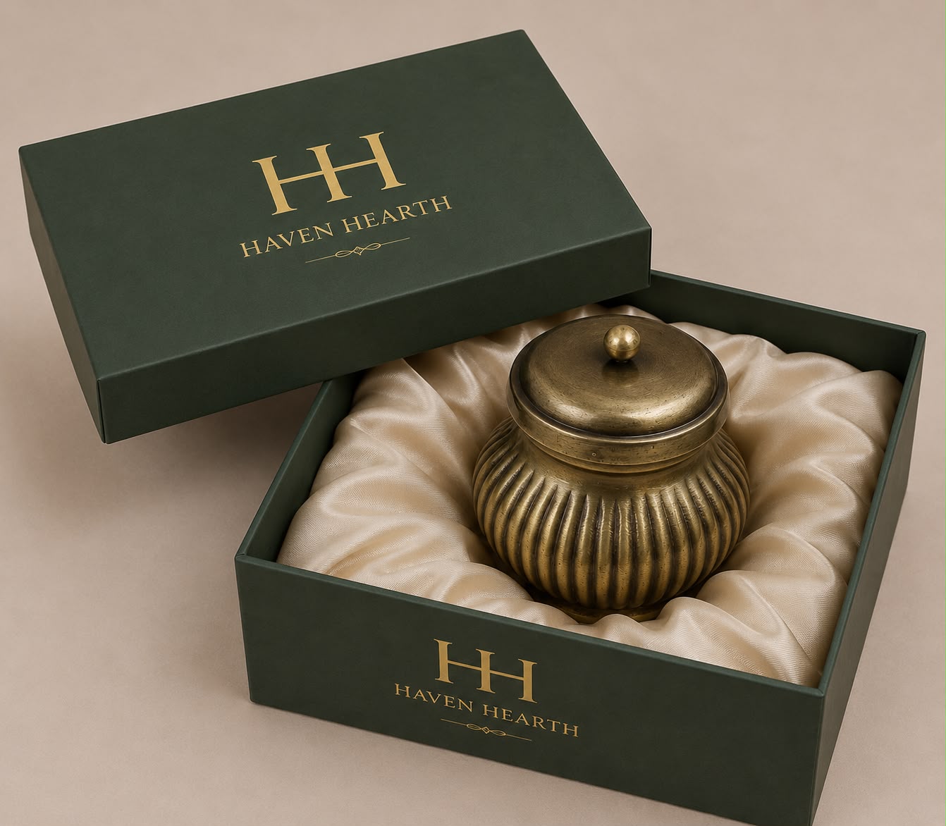 Gold Candle jar