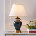 Gold Emerald Ceramic Table Lamp