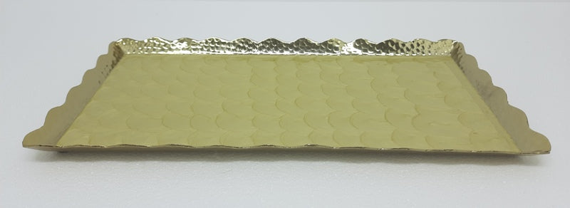 Golden Serving Tray