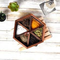 Heritage hexa spice box