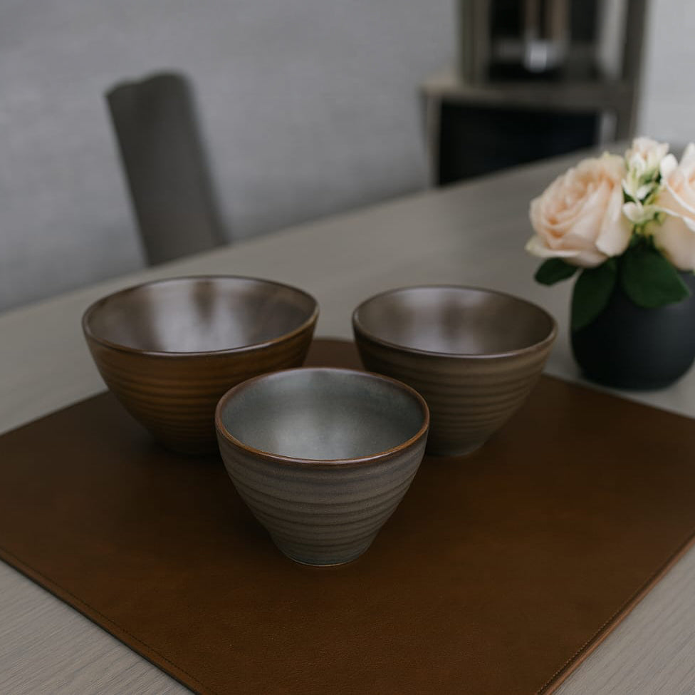 The Deep Ribbed Nesting Bowls