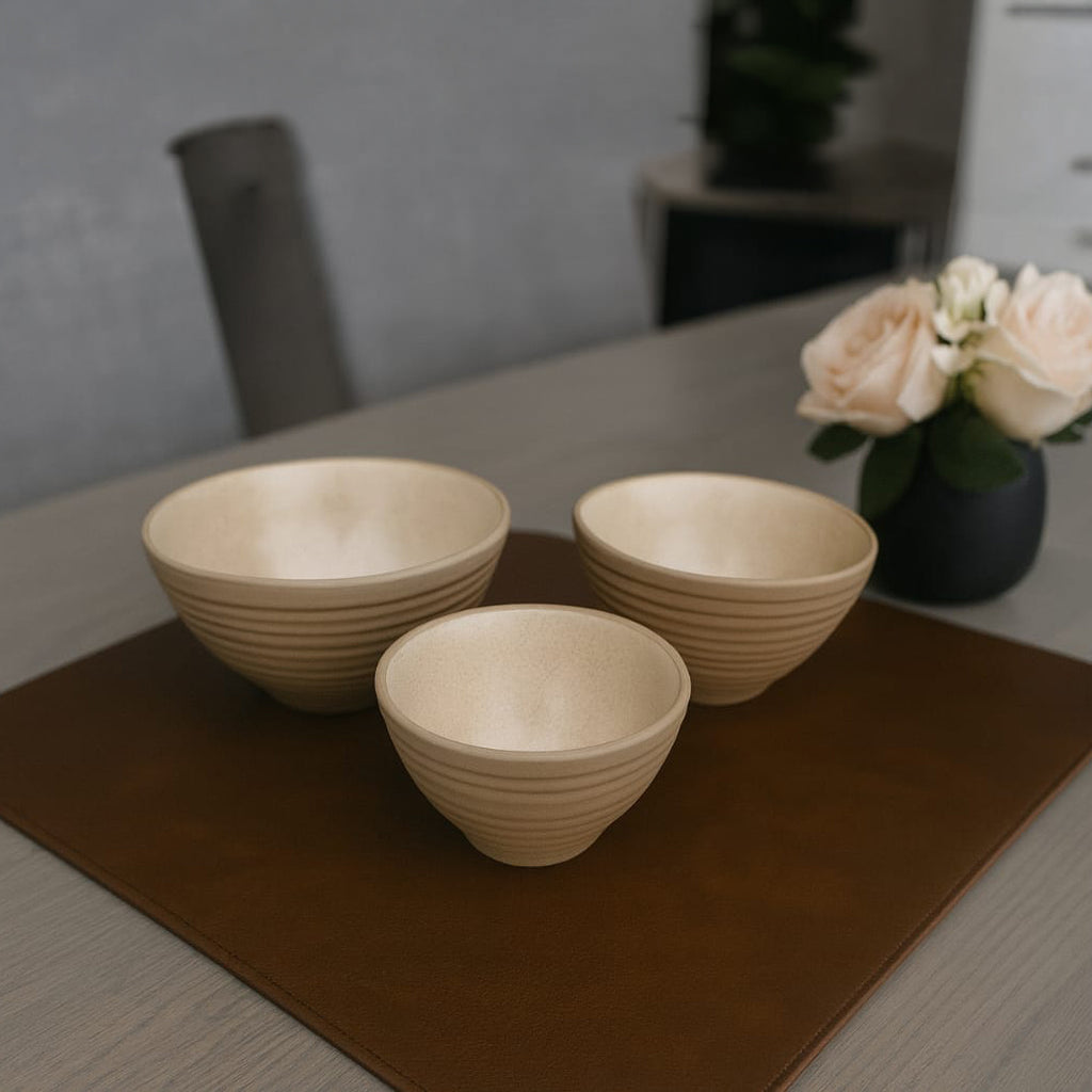 The Deep Ribbed Nesting Bowls