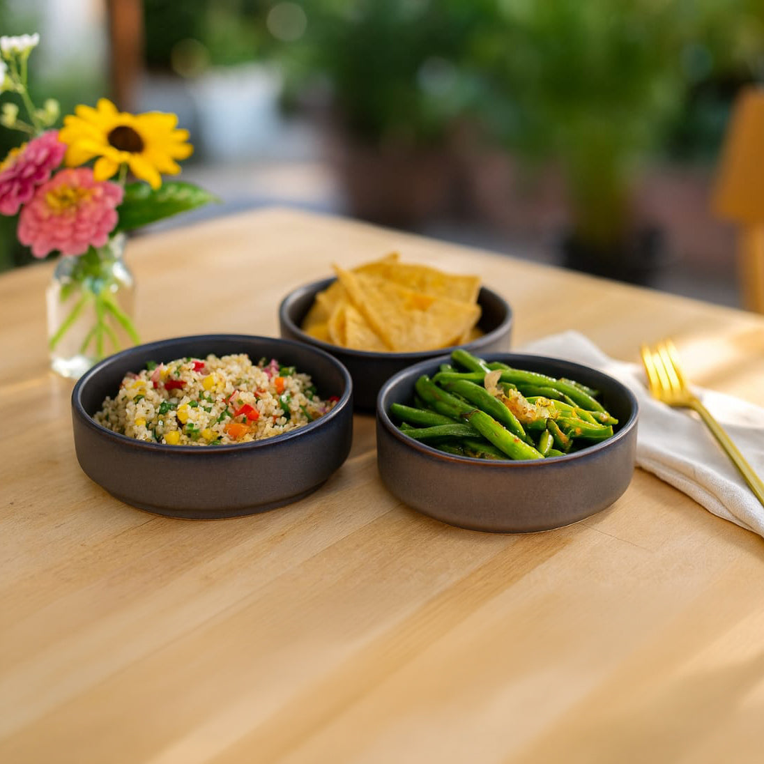 The Obsidian Tapas Bowl Set