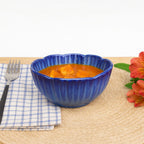 The Royal Cobalt Petal Bowl