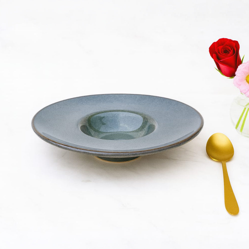 The Horizon Wide-Rim Plating Plate