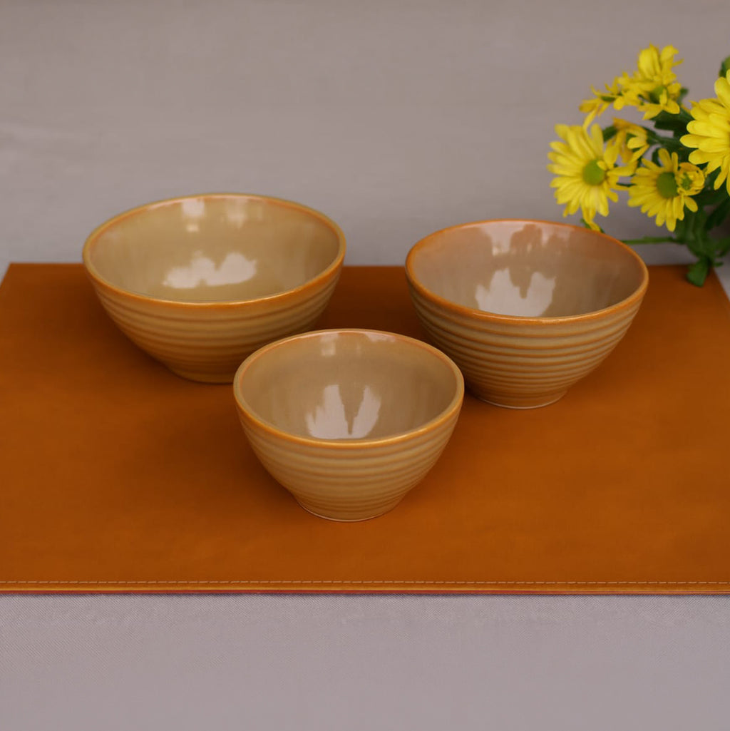 The Deep Ribbed Nesting Bowls