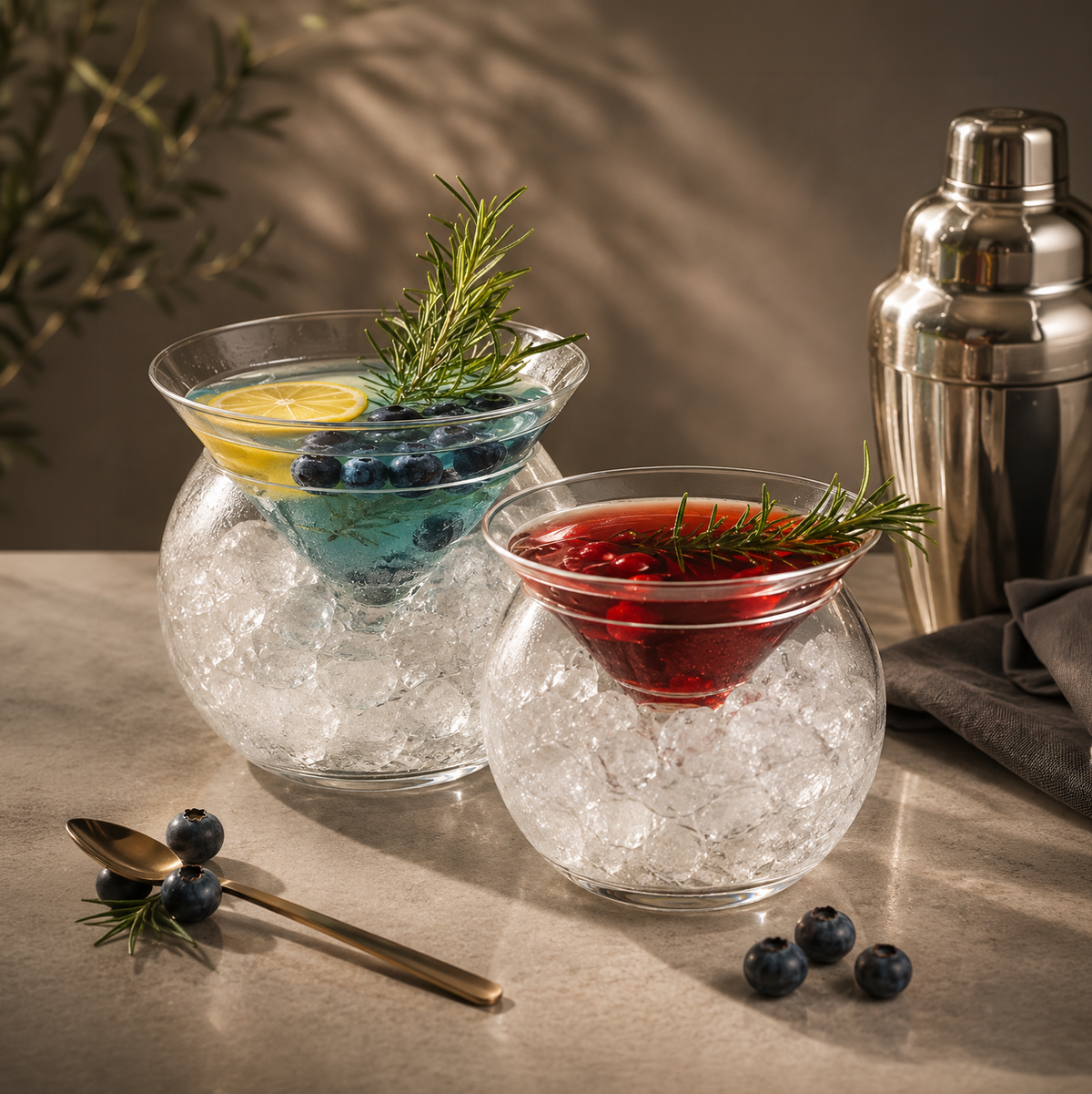 Ice Tub Martini Glass