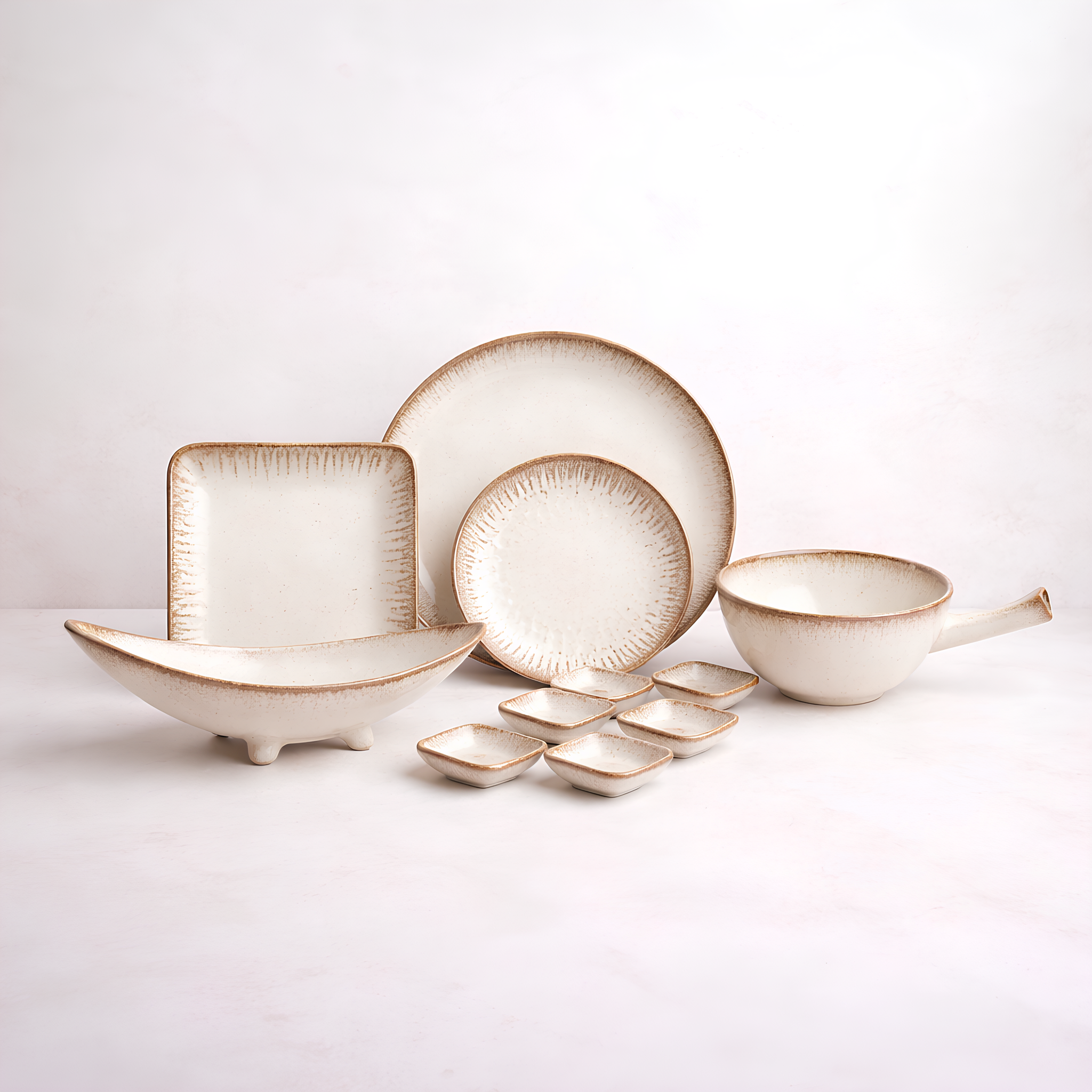 Reef Dining Set (Ivory)