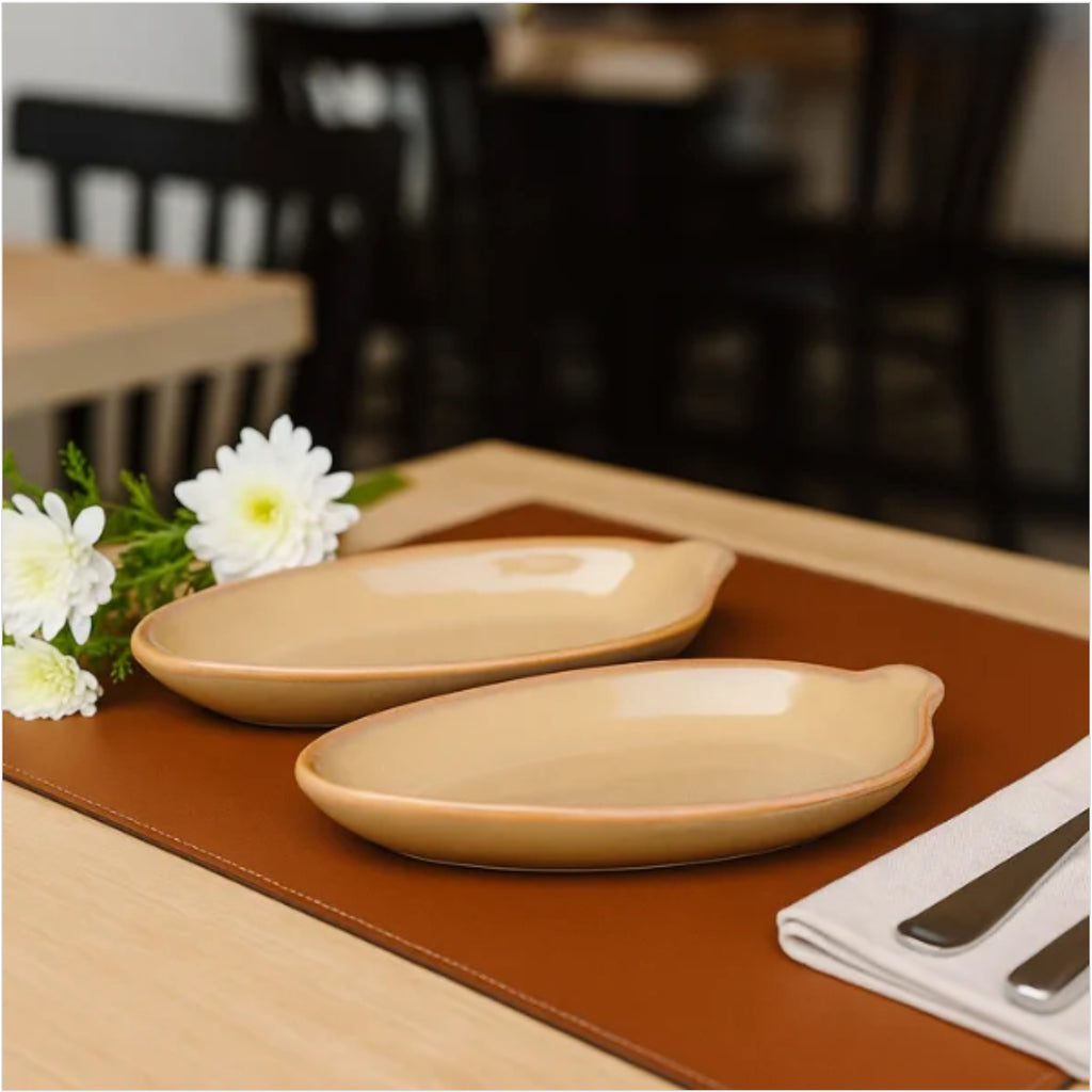 Leaf Portion Mono Plate