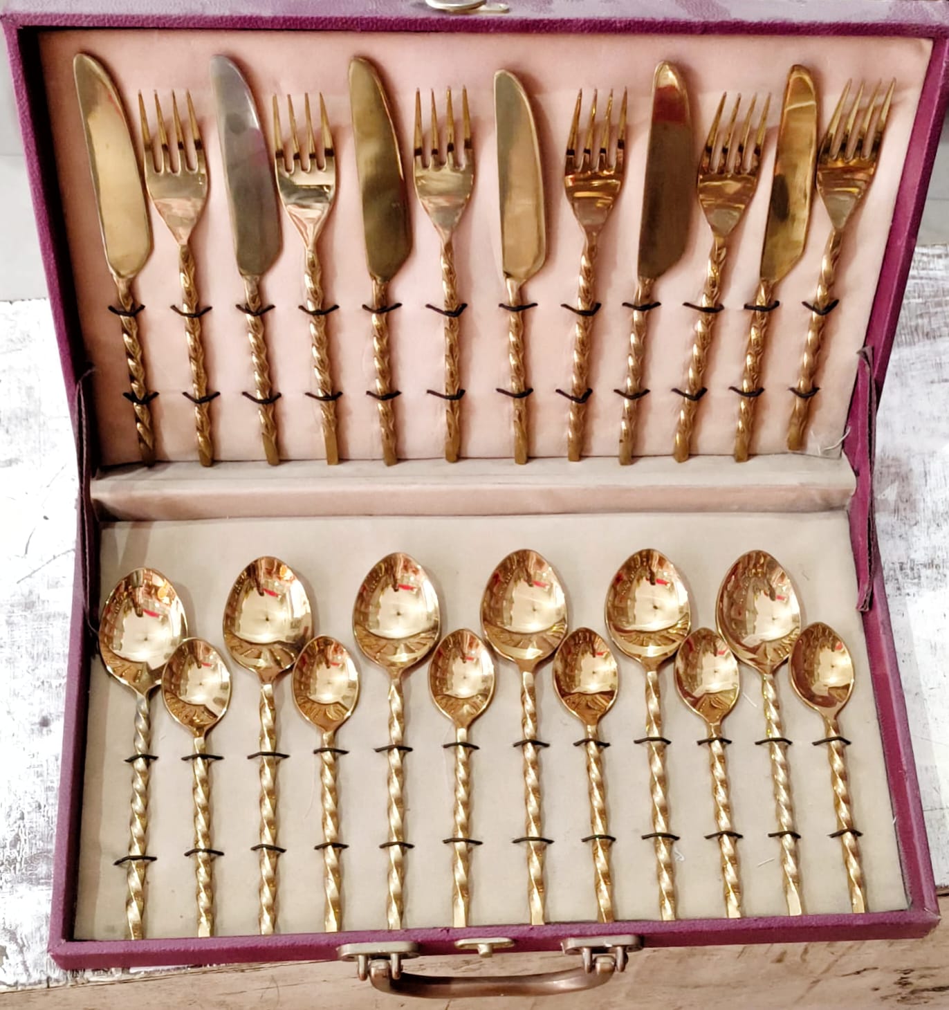 Midas Gold cutlery