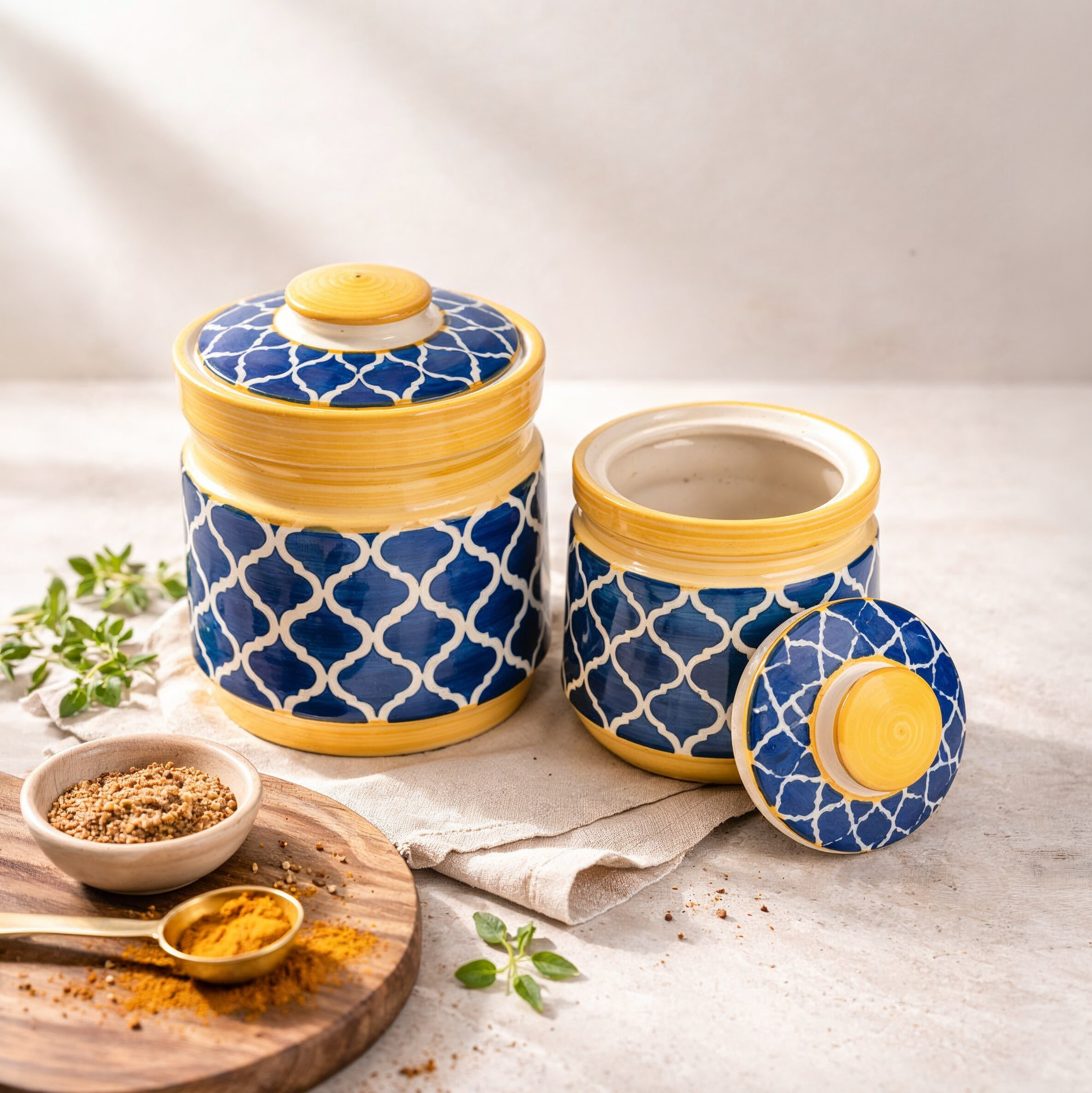 Moroccan Ceramic Jars