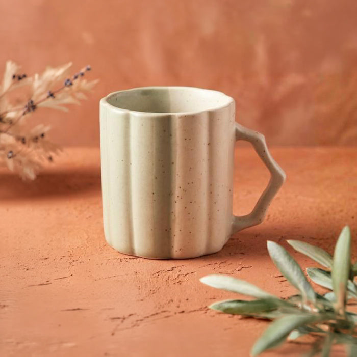 Multi Mono Cup (B&W) Ridge Sage Mug (Sage Green)