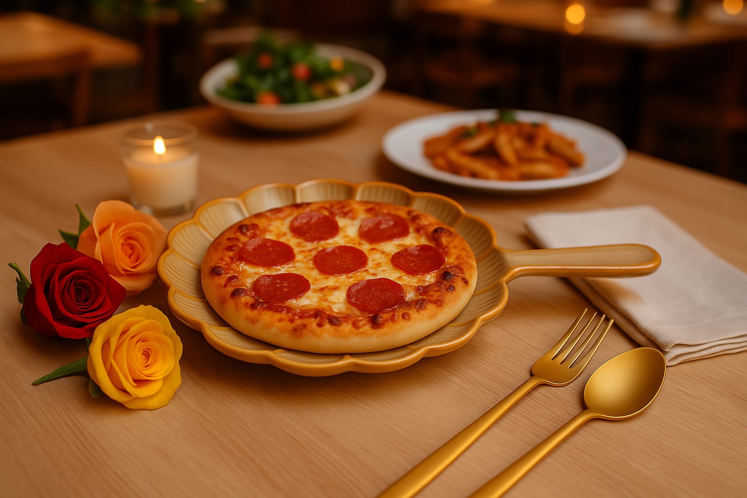 Pizza pan platter