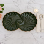 Dual Shaped Leaf Platter