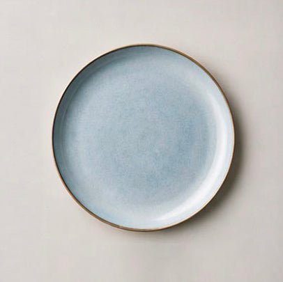 Sky Glaze Rim Plate