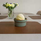 The Fluted Sandstone Dessert Bowl