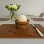 The Fluted Sandstone Dessert Bowl