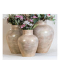 Weathered Stone Vase Set