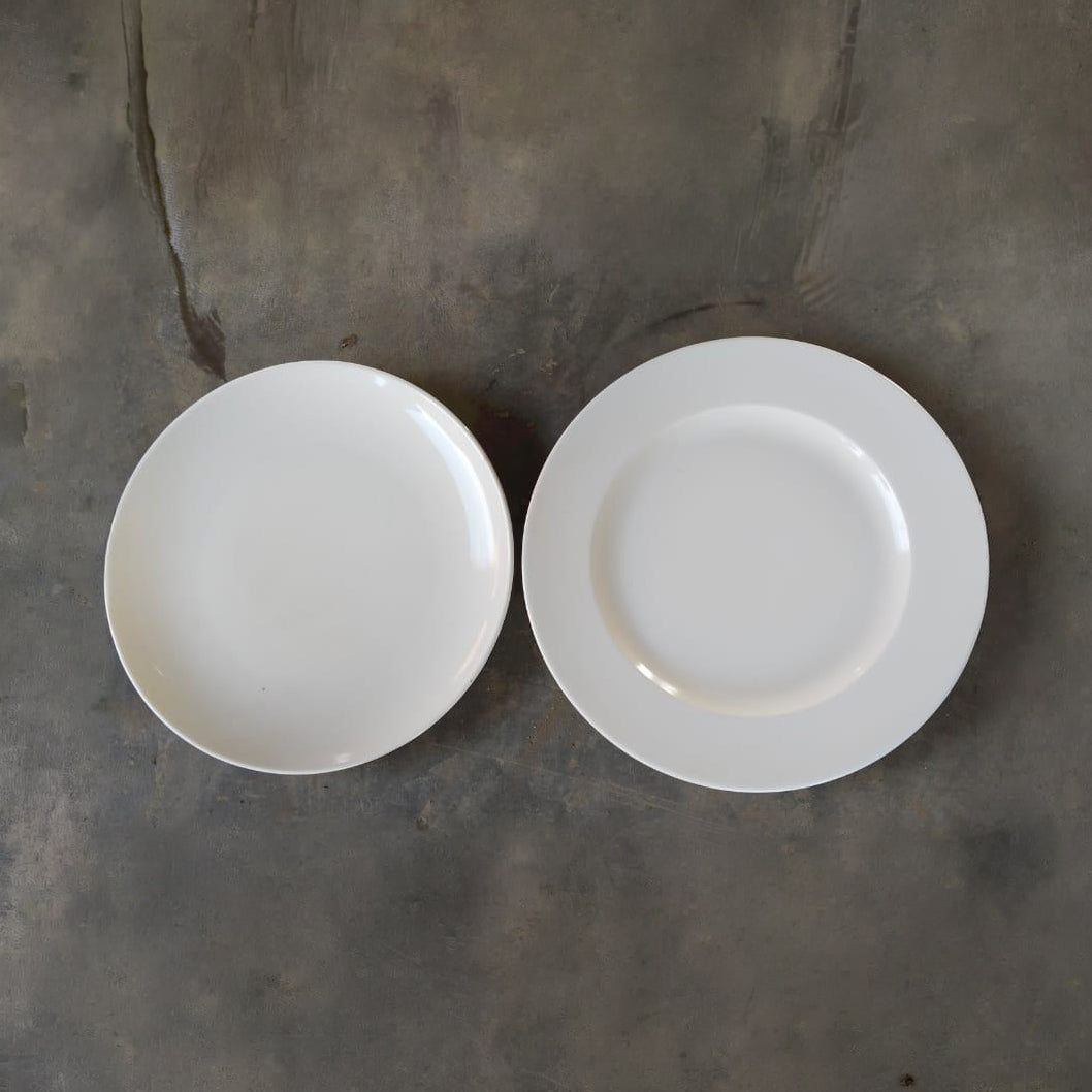 White Classic Everyday Plates